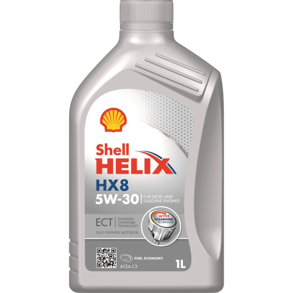 Олива моторна SHELL Helix HX8 ECT 5W-30, 1л