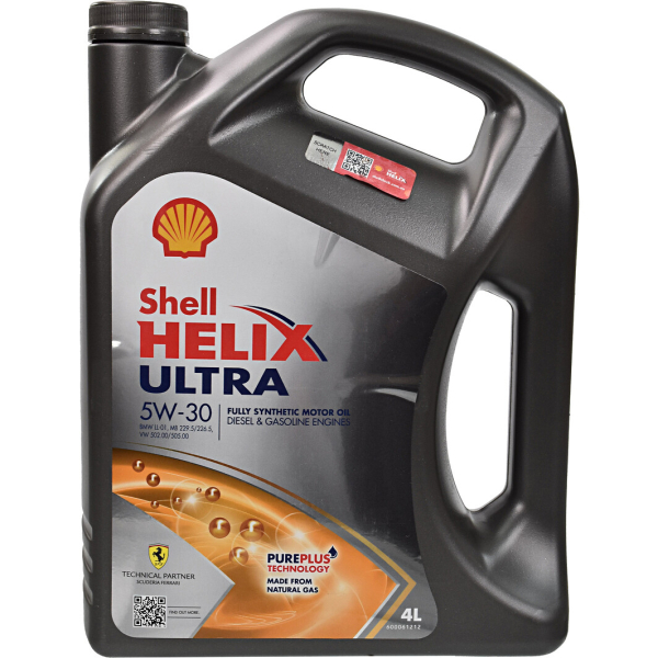 Олива моторна SHELL Helix Ultra 5W-30, 4л