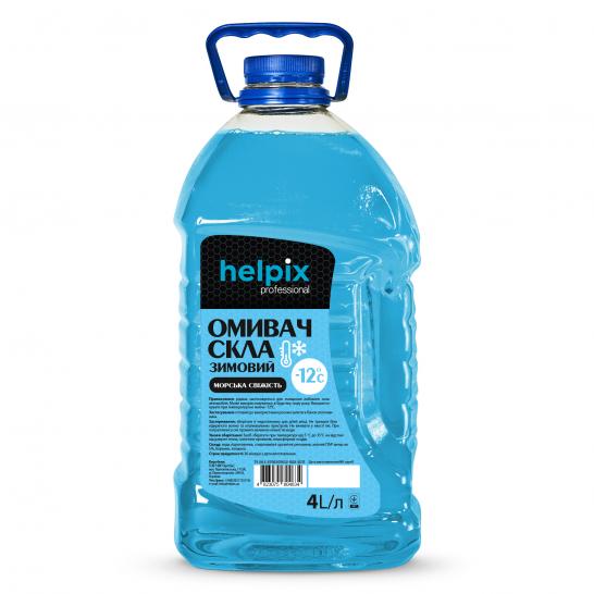 Омивач скла зимовий Helpix -12 морська свіжість 4 л пет