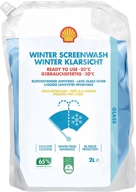 Омивач скла зимовий (готовий) SHELL Winter Screenwash RTU (-20C), 2л