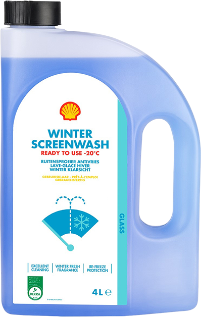 Омивач скла зимовий (готовий) SHELL Winter Screenwash RTU (-21C), 4л